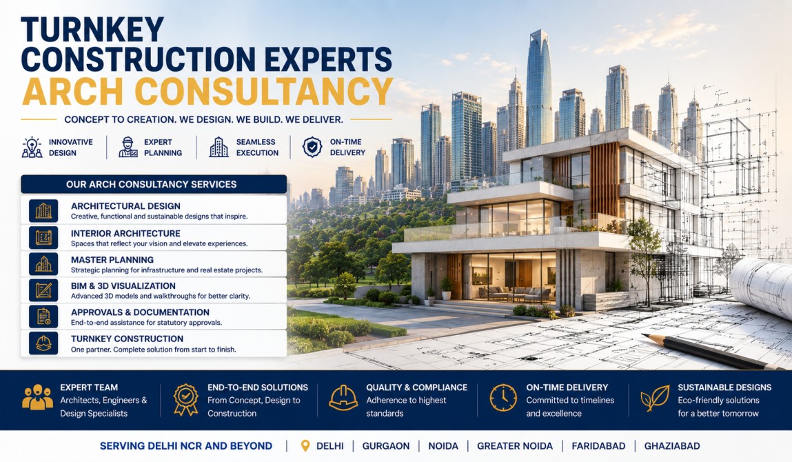 Turnkey construction in faridabad noida gurgaon delhi ncr