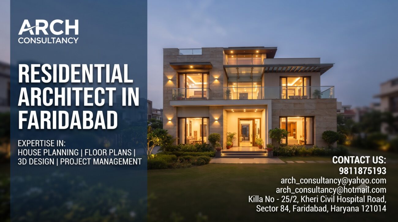 Top residentail architect in faridabad